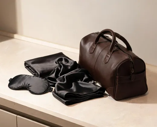 Compact silk travel gifts
